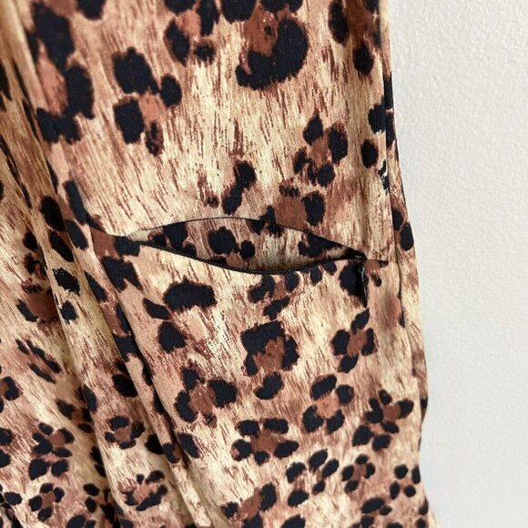 IBKUL Leopard Print Sleeveless Active Dress UPF 50+ Golf Tennis Pickleball M EUC - Picture 5 of 9